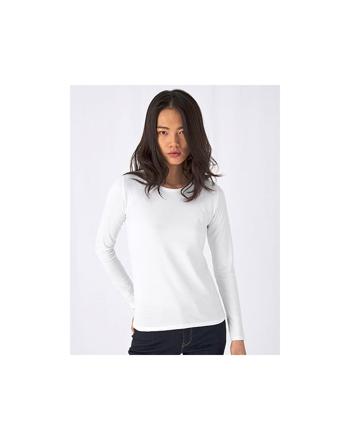 Tee shirt Personnalisé Manche Longue Femme 185 g/m² - B&C BE INSPIRED TW08T - Tee shirt Personnalisé avec marquage broderie, ...