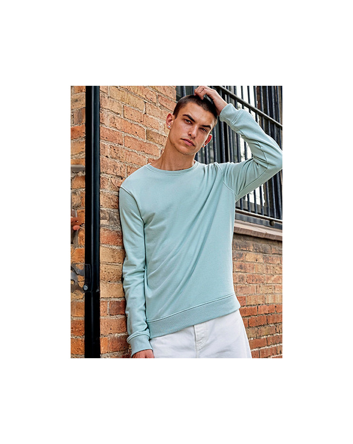 Sweat Personnalisé Manche Longue avec liseré Unisexe Duo 280 g/m² - B&C BE INSPIRED WU31B - Sweat Personnalisé avec marquage ...