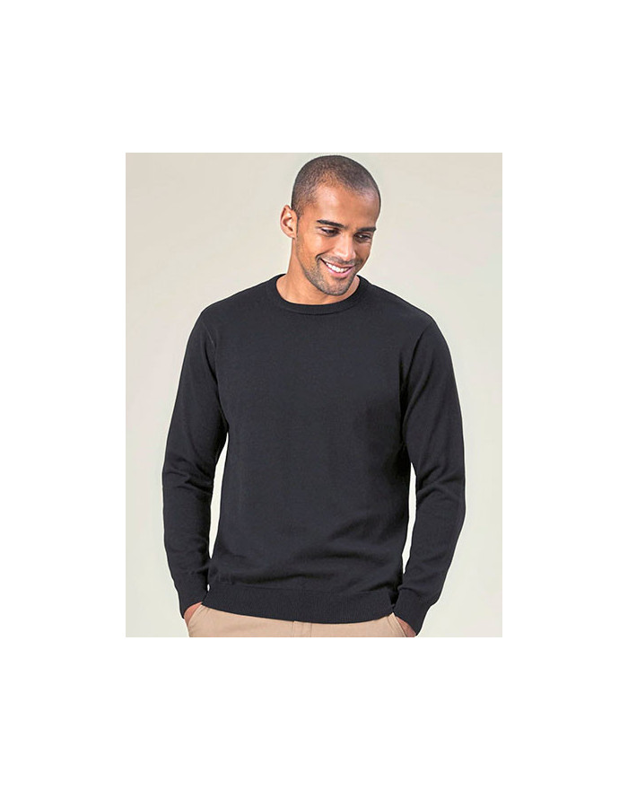 Sweat Personnalisé Manche Longue avec liseré Homme - Brook Taverner 4440 - Chemise d'entreprise Personnalisée avec marquage b...