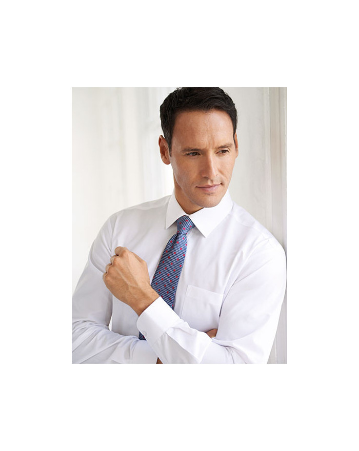 Chemise d'entreprise Personnalisée Manche Longue|Manchettes Homme 115 g/m² - Brook Taverner 7742 - Chemise d'entreprise Perso...