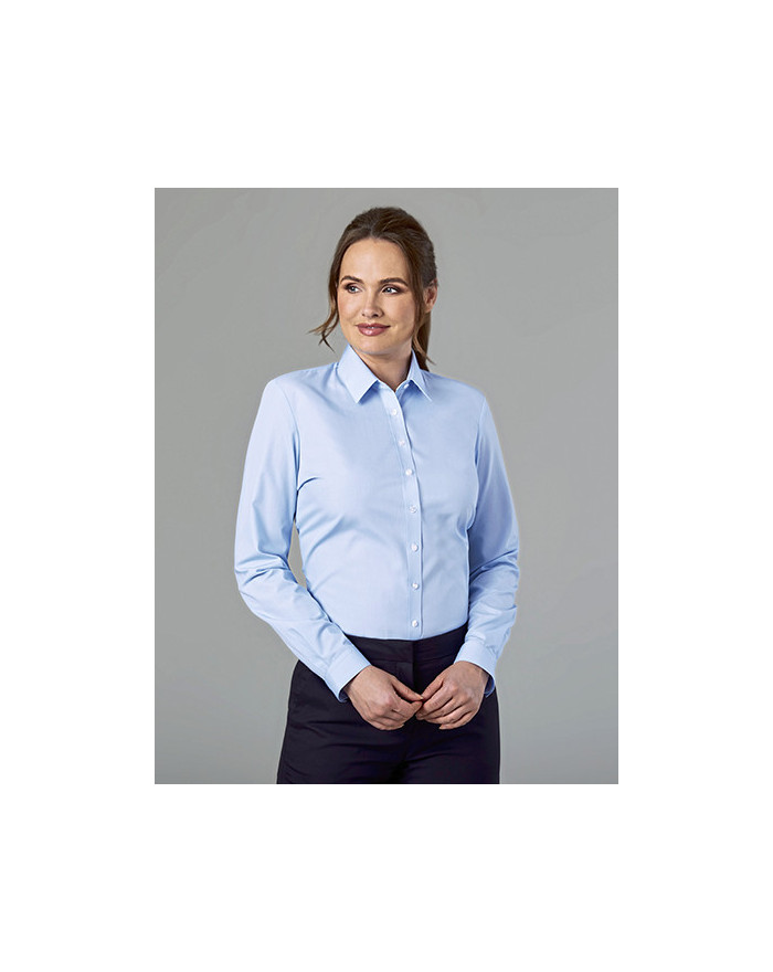 Chemise d'entreprise Personnalisée Manche Longue|Manchettes Femme 115 g/m² - Brook Taverner 2270 - Chemise d'entreprise Perso...