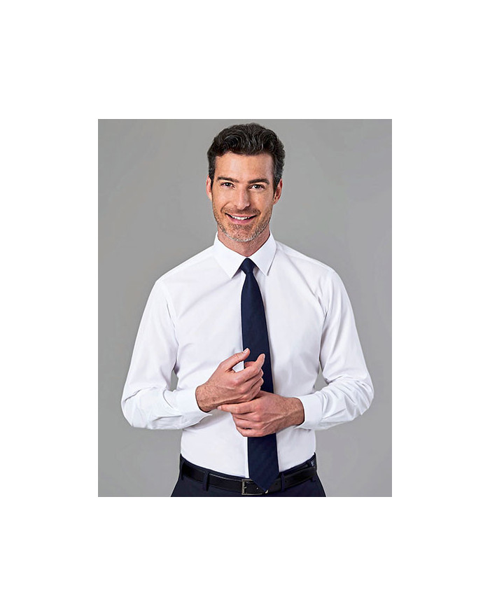 Chemise d'entreprise Personnalisée Manche Longue|Manchettes Homme 115 g/m² - Brook Taverner 7889 - Chemise d'entreprise Perso...
