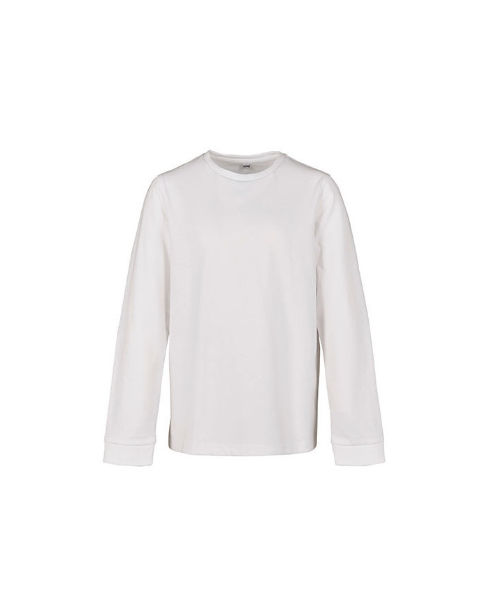 Tee shirt Personnalisé Manche Longue|avec liseré Col rond Enfant  200 g/m² - Build Your Brand BY135 - Tee shirt Personnalisé ...