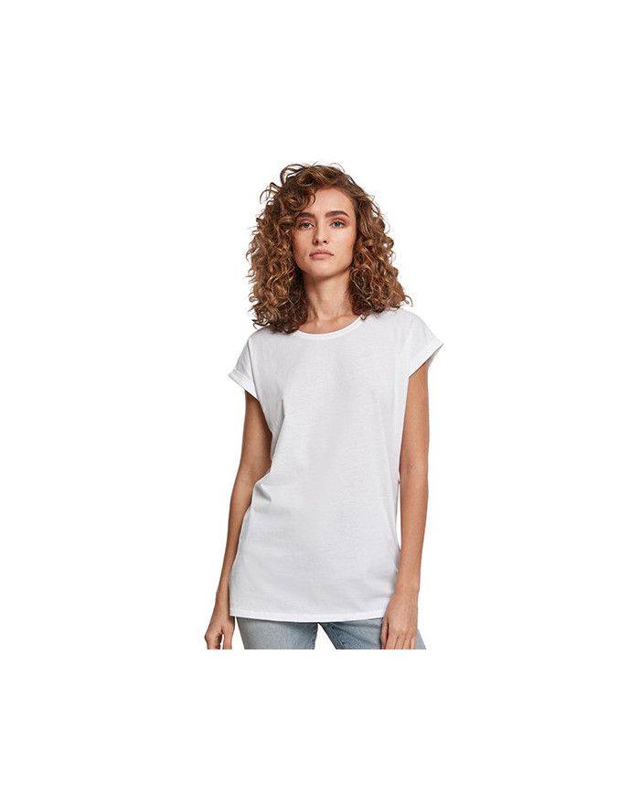 Tee shirt Personnalisé Manche Courte Col rond Femme  140 g/m² - Build Your Brand BY138 - Tee shirt Personnalisé avec marquage...