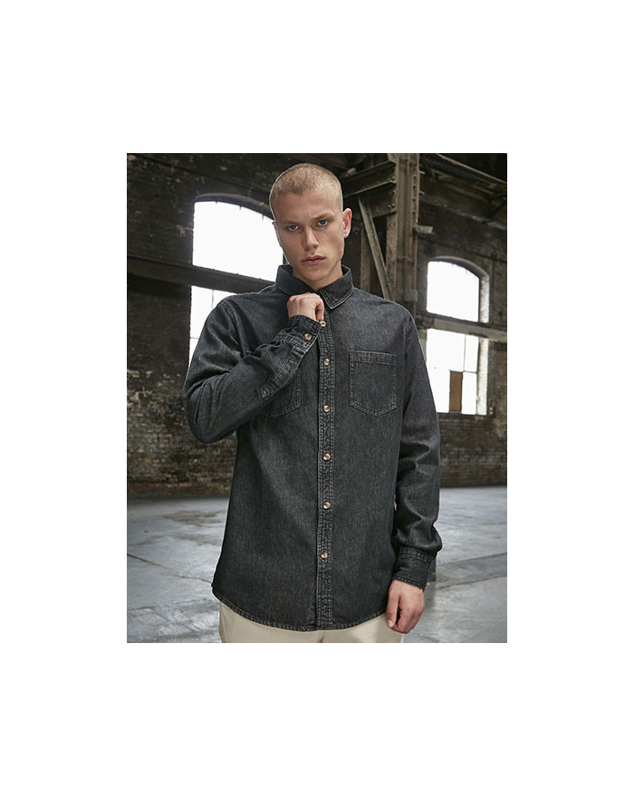 Chemise d'entreprise Personnalisée Manche Longue|Manchettes Homme  - Build Your Brand BY152 - Chemise d'entreprise Personnali...