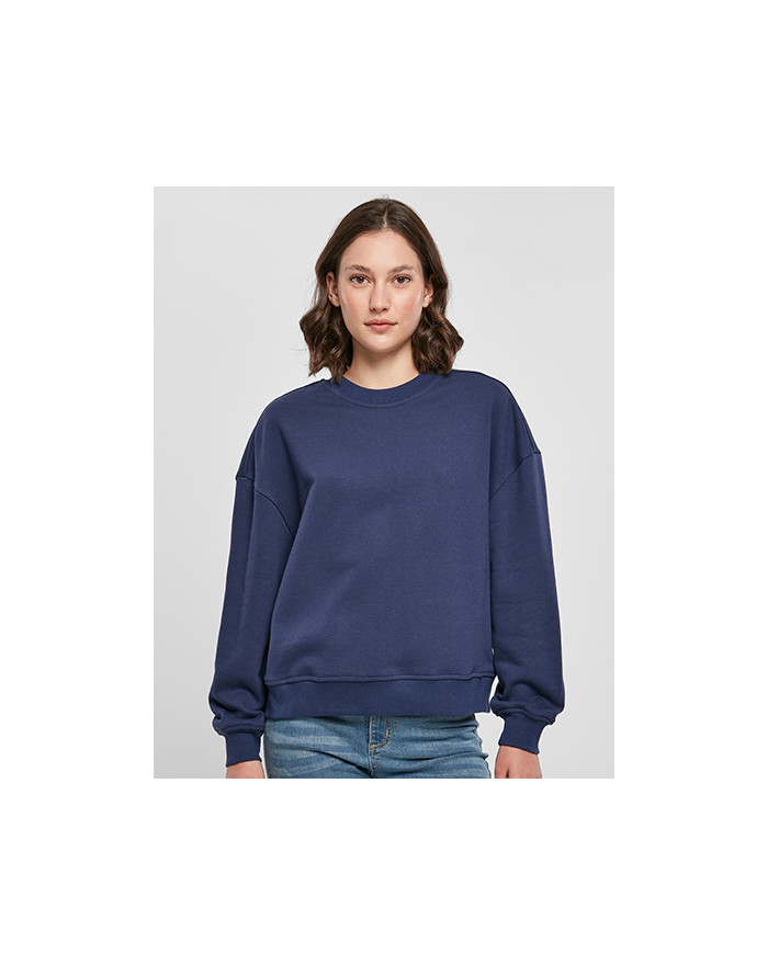 Sweat  Personnalisée Manche Longue|avec liseré  Femme   300 g/m² - Build Your Brand BY212  