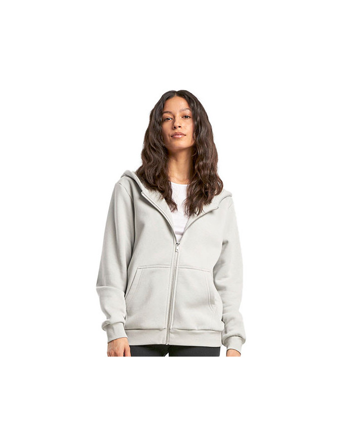 Sweat Personnalisée Manche Longue|avec liseré Femme  330 g/m² - Build Your Brand BY290 - Sweat Personnalisé avec marquage bro...