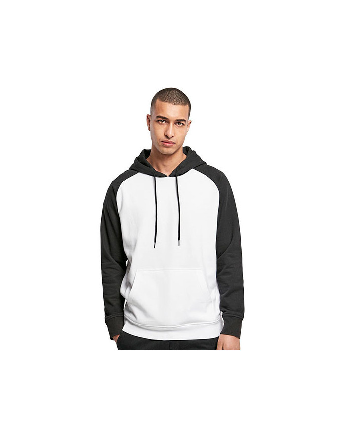 Sweat Personnalisé Raglan Homme 270 g/m² - Build Your Brand Basic BB005 - Sweat Personnalisé avec marquage broderie, flocage ...