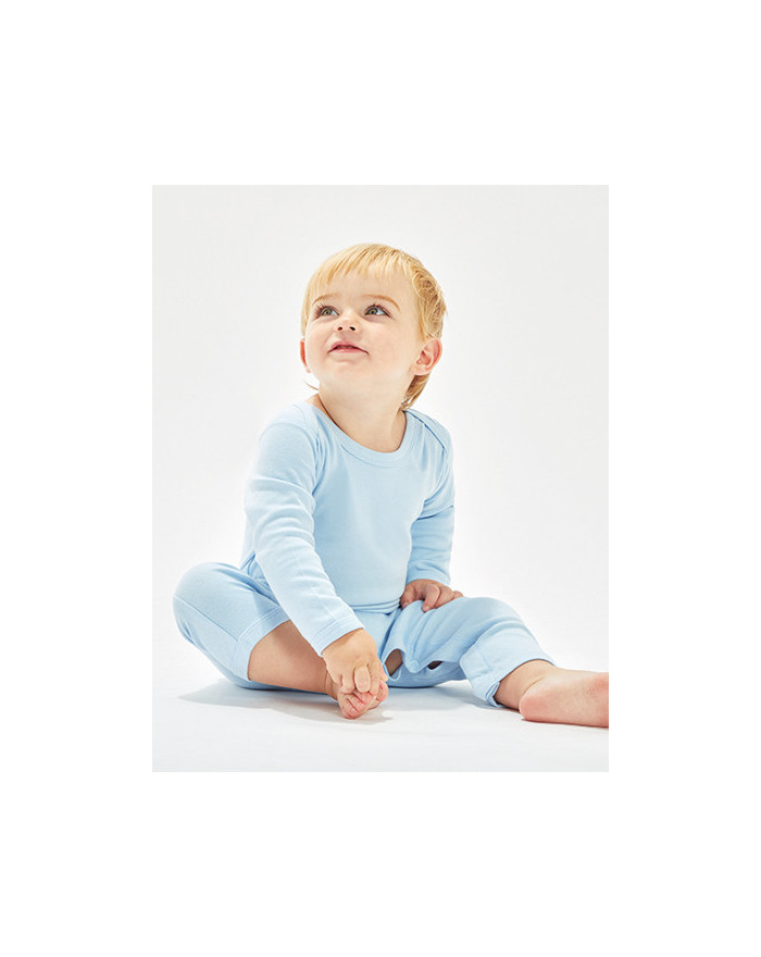 Grenouillères & pyjamas Personnalisés Manche Longue Col rond Enfant  200 g/m² - Babybugz BZ13 - Vêtements Enfant Personnalisé...