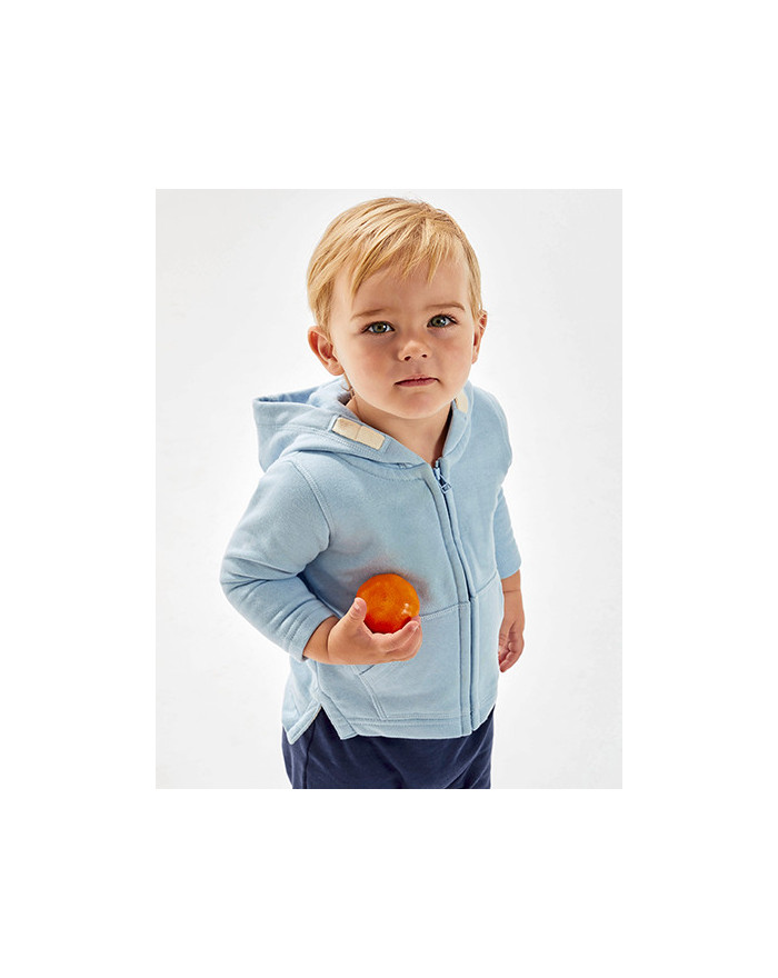 Sweat Personnalisée Manche Longue|avec liseré Enfant  250 g/m² - Babybugz BZ32 - Vêtements Enfant Personnalisés avec marquage...
