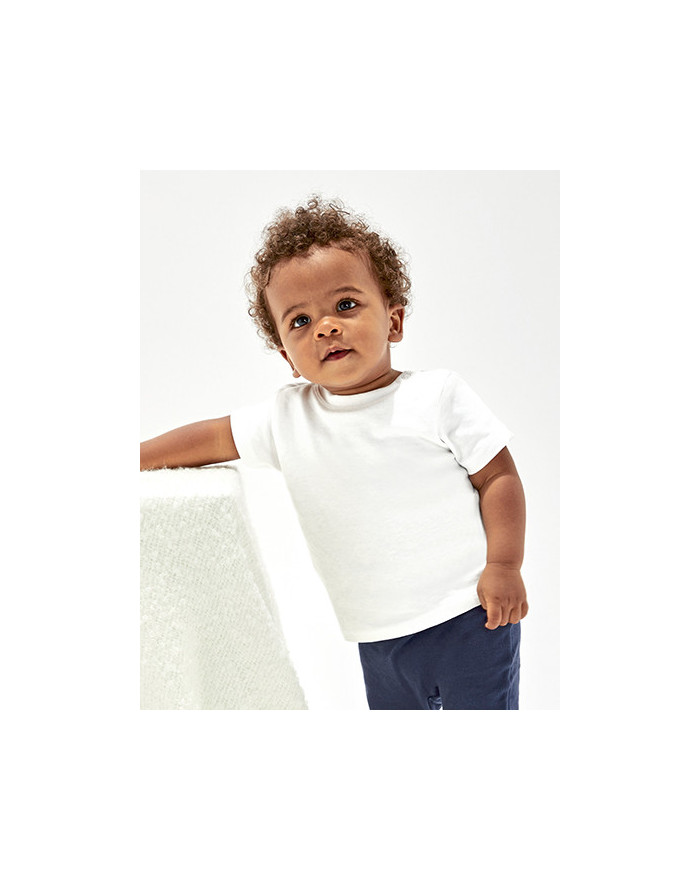 Tee shirt Personnalisé Manche Courte Col rond Enfant 150 g/m² - Babybugz BZ61 - Tee shirt Personnalisé avec marquage broderie...
