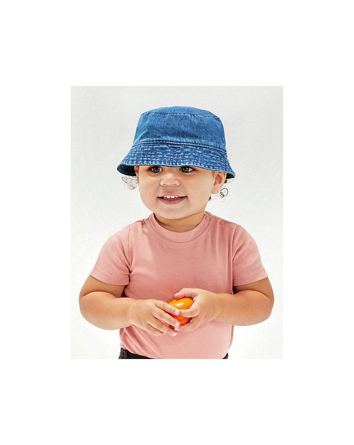 Bob personnalisé Enfant 255 g/m² - Babybugz BZ68 - Bob personnalisé avec marquage broderie, flocage ou impression. Grossiste ...