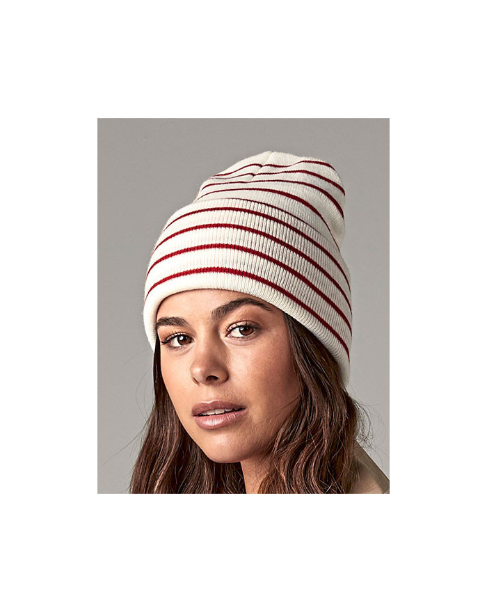 Bonnet personnalisé Beechfield B39R - Bonnet personnalisé avec marquage broderie, flocage ou impression. Grossiste vetements ...