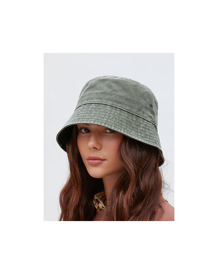 Bob personnalisé 100% coton - Beechfield B688 - Bob personnalisé avec marquage broderie, flocage ou impression. Grossiste vet...