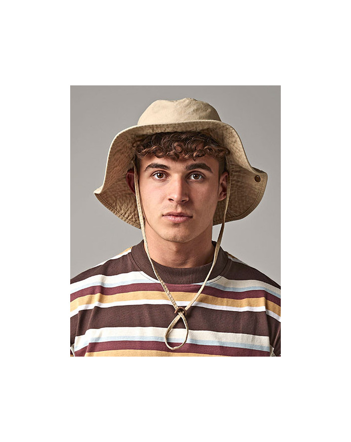 Bob personnalisé 100% coton - Beechfield B789 - Bob personnalisé avec marquage broderie, flocage ou impression. Grossiste vet...