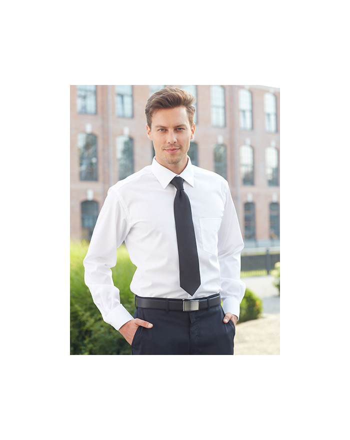 Chemise d'entreprise Personnalisée Manche Longue Duo 100% coton 120 g/m² - CG Workwear 00500-12 - Chemise d'entreprise Person...