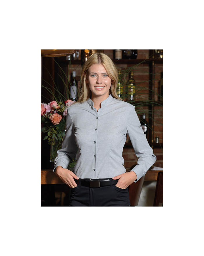 Chemise d'entreprise Personnalisée Manche Longue Duo 140 g/m² - CG Workwear 00550-14 - Chemise d'entreprise Personnalisée ave...