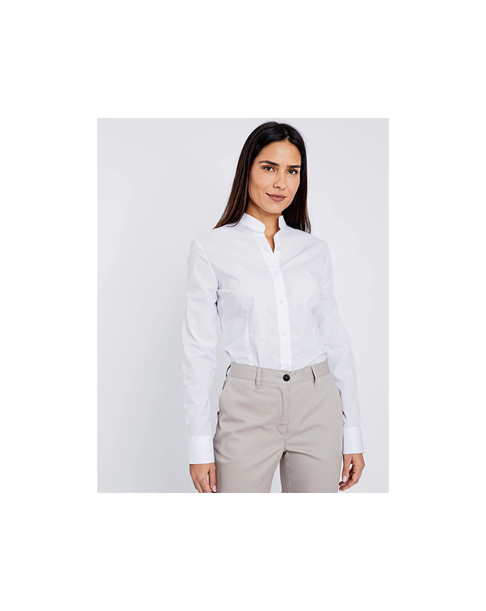 Chemise d'entreprise Personnalisée Manche Longue Duo 125 g/m² - CG Workwear 00590-15 - Chemise d'entreprise Personnalisée ave...