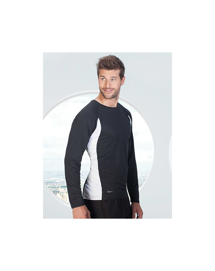 Tee shirt Personnalisé Manche Longue Unisexe 135 g/m² - CONA SPORTS CS03 - Tee shirt Personnalisé avec marquage broderie, flo...