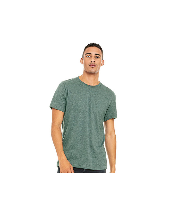 Tee shirt Personnalisé Manche Courte Unisexe 145 g/m² - Canvas 3001CVC - Tee shirt Personnalisé avec marquage broderie, floca...
