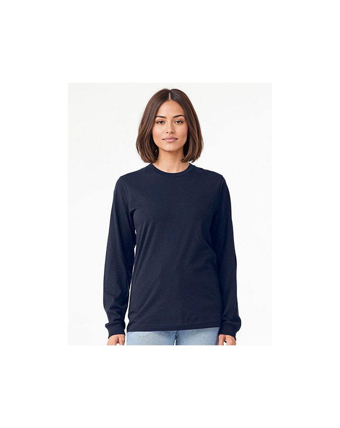 Tee shirt Personnalisé Manche Longue Unisexe 100% coton 145 g/m² - Canvas 3501 - Tee shirt Personnalisé avec marquage broderi...