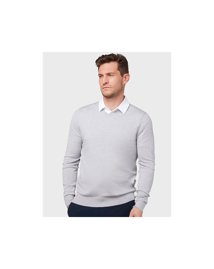 Sweat  Personnalisé Manche Longue|avec liseré V-Neck Homme    - Callaway CW353  