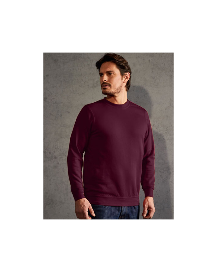 Sweat Personnalisé Manche Longue avec liseré Homme 280 g/m² - Promodoro 2199 - Sweat Personnalisé avec marquage broderie, flo...