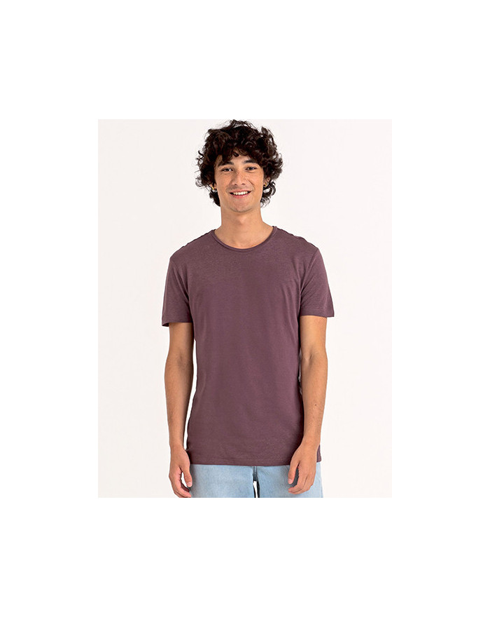 Tee shirt Personnalisé Manche Courte Bande de propreté|Col rond Homme  160 g/m² - Ecologie EA002 - Tee shirt Personnalisé ave...