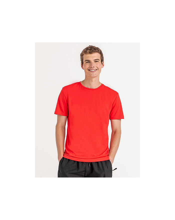 Tee shirt Personnalisé Manche Courte Bande de propreté|Col rond Homme  140 g/m² - Ecologie EA004 - Tee shirt Personnalisé ave...