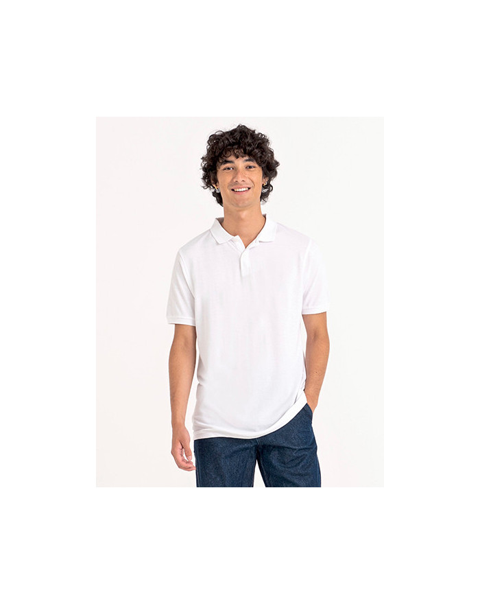 Polo Personnalisé Manche Courte Bande de propreté Homme  170 g/m² - Ecologie EA011 - Polo Personnalisé avec marquage broderie...