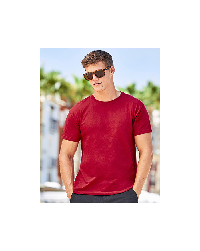 Tee shirt Personnalisé Manche Courte Duo 145 g/m² (White: 140 g/m²) - Fruit of the Loom 61-082-0 - Tee shirt Personnalisé ave...