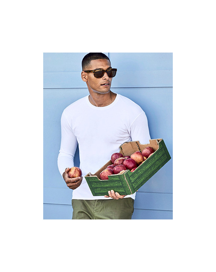 Tee shirt Personnalisé Manche Longue Homme 150 g/m² (White: 140 g/m²) - Fruit of the Loom 61-446-0 - Tee shirt Personnalisé a...