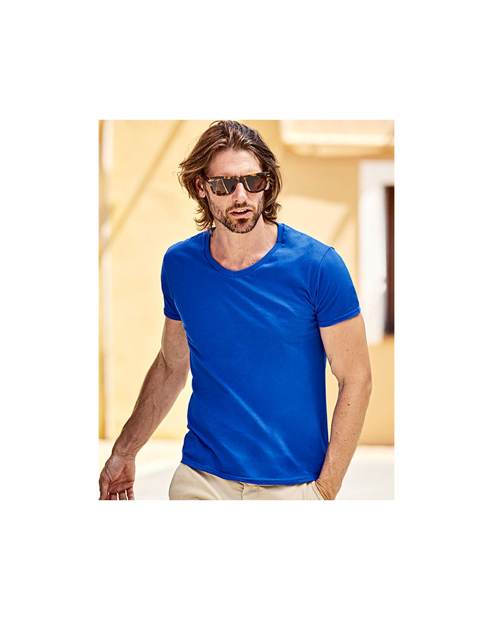 Tee shirt Personnalisé Manche Courte Homme 150 g/m² (White: 140 g/m²) - Fruit of the Loom 61-442-0 - Tee shirt Personnalisé a...
