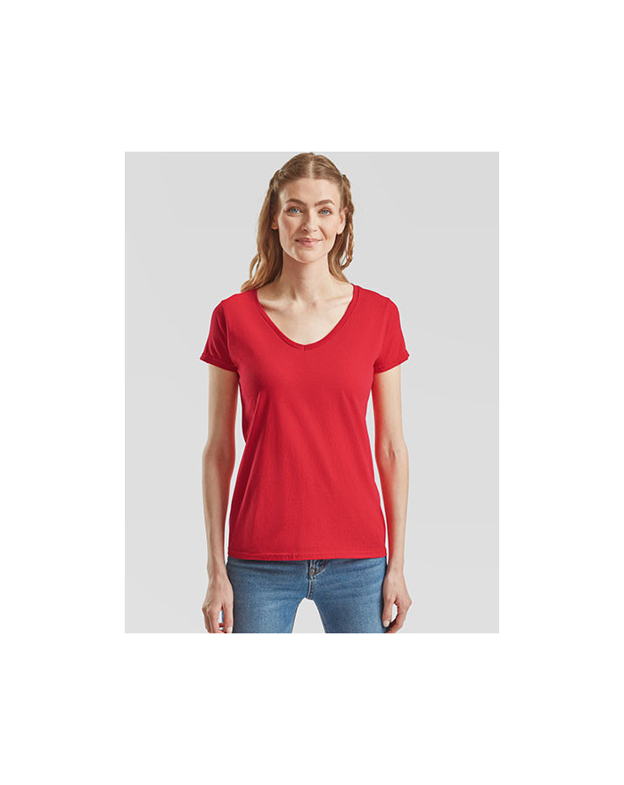 Tee shirt Personnalisé Manche Courte Femme 100% coton 150 g/m² (White: 140 g/m²) - Fruit of the Loom 61-444-0 - Tee shirt Per...