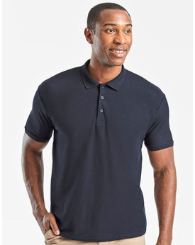 Polo Personnalisé Manche Courte avec liseré Duo 180 g/m² (White: 170 g/m²) - Fruit of the Loom 63-402-0 - Polo Personnalisé a...