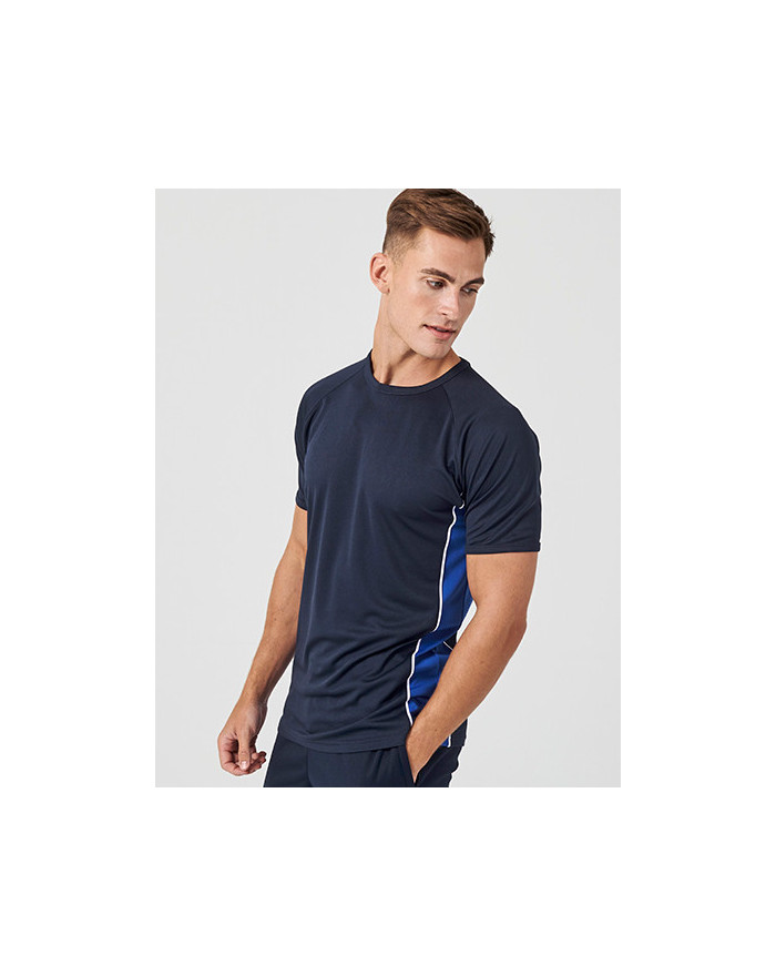 Tee shirt Personnalisé Manche Courte Homme 140 g/m² - Finden+Hales LV240 - Tee shirt Personnalisé avec marquage broderie, flo...