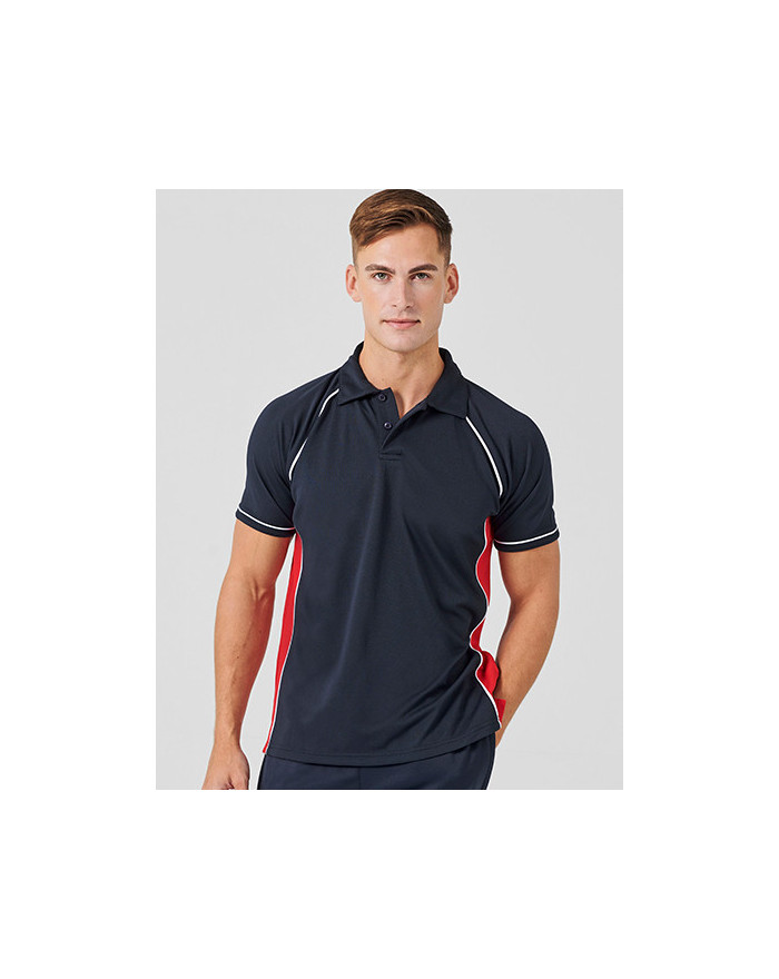 Polo Personnalisé Manche Courte Duo 200 g/m² - Finden+Hales LV370 - Polo Personnalisé avec marquage broderie, flocage ou impr...