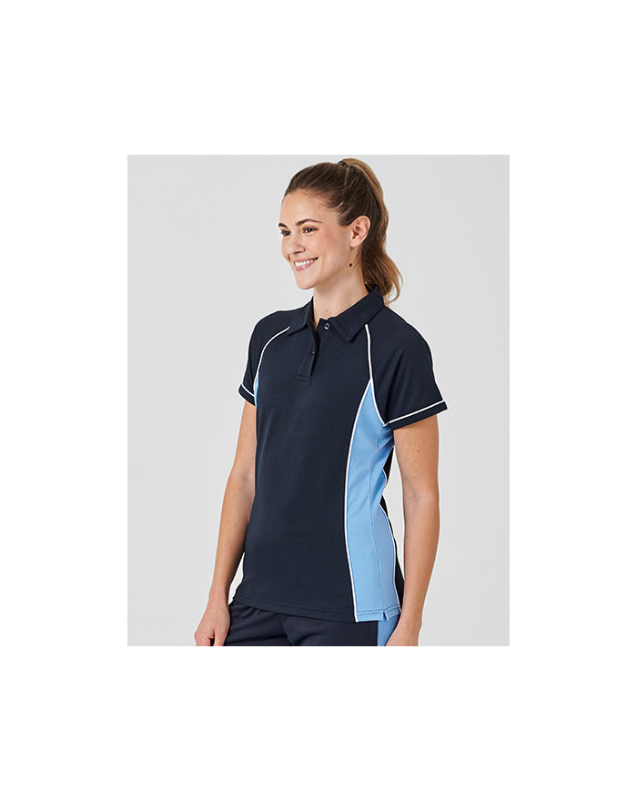 Polo Personnalisé Manche Courte Duo 200 g/m² - Finden+Hales LV371 - Polo Personnalisé avec marquage broderie, flocage ou impr...