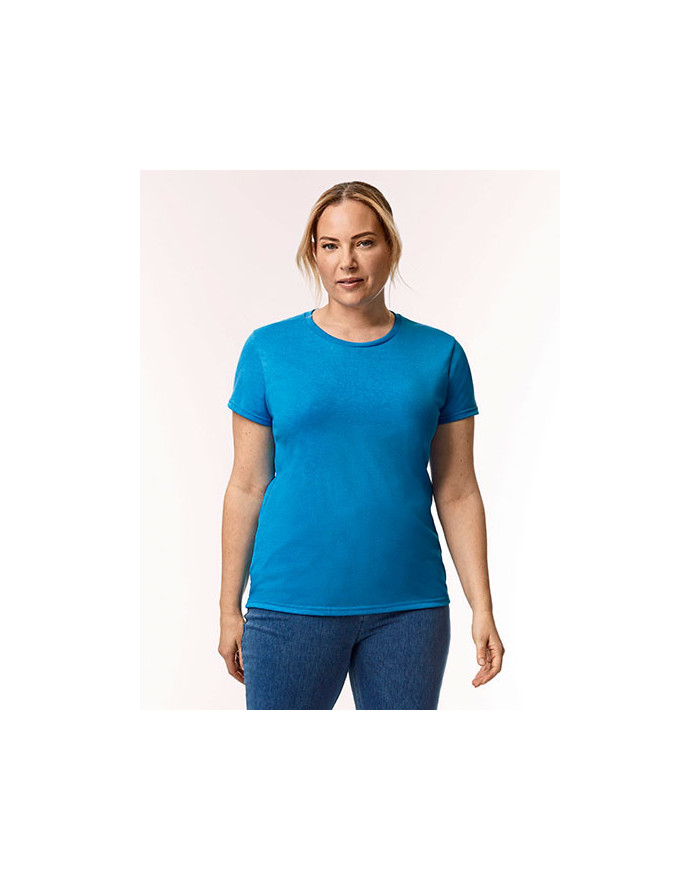 Tee shirt Personnalisé Manche Courte Duo 180 g/m² (White: 170 g/m²) - Gildan 5000L - Tee shirt Personnalisé avec marquage bro...