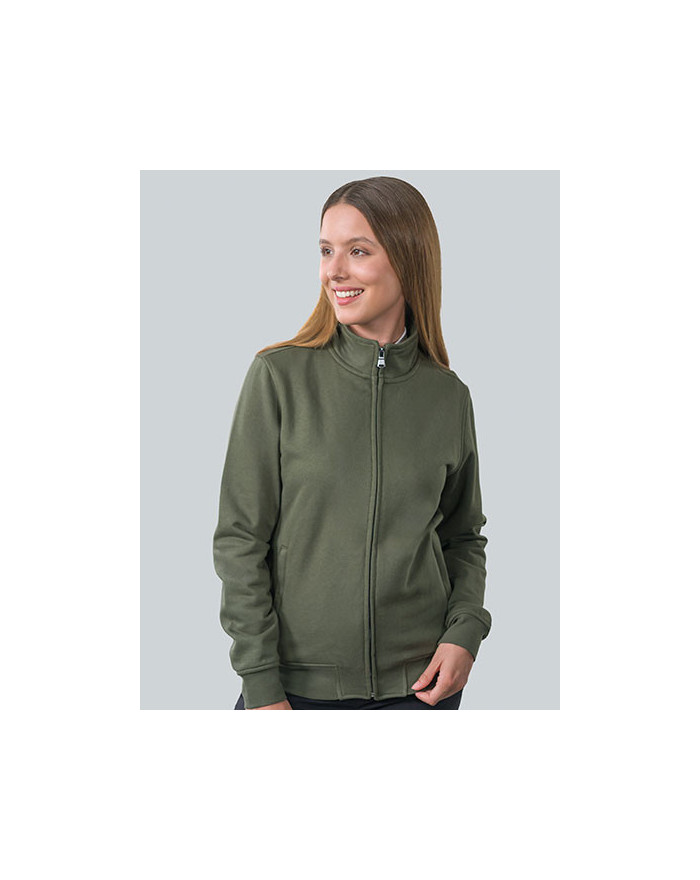 Sweat Personnalisé Manche Longue|Manchettes Duo 360 g/m² - HRM 1002 - Sweat Personnalisé avec marquage broderie, flocage ou i...
