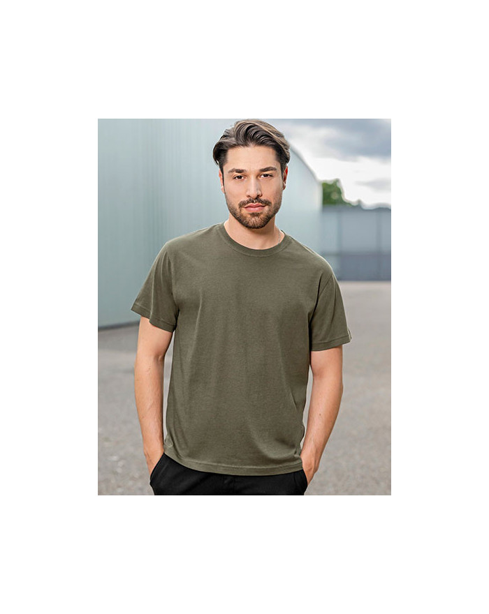 Tee shirt Personnalisé Manche Courte Homme 100% coton 195 g/m² - HRM 103 - Tee shirt Personnalisé avec marquage broderie, flo...