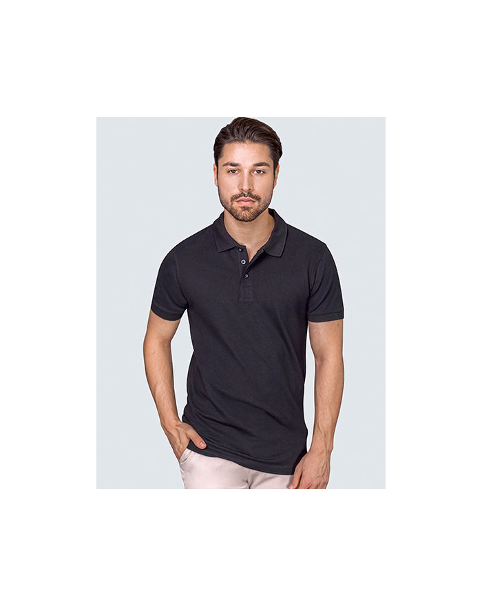Polo Personnalisé Manche Courte avec liseré Homme 220 g/m² - HRM 302 - Polo Personnalisé avec marquage broderie, flocage ou i...