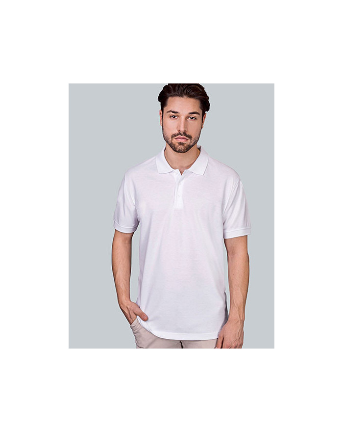 Polo Personnalisé Manche Courte avec liseré Duo 220 g/m² - HRM 303 - Polo Personnalisé avec marquage broderie, flocage ou imp...