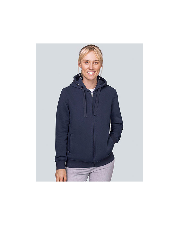 Sweat Personnalisé Manche Longue avec liseré Duo 320 g/m² - HRM 807 - Sweat Personnalisé avec marquage broderie, flocage ou i...