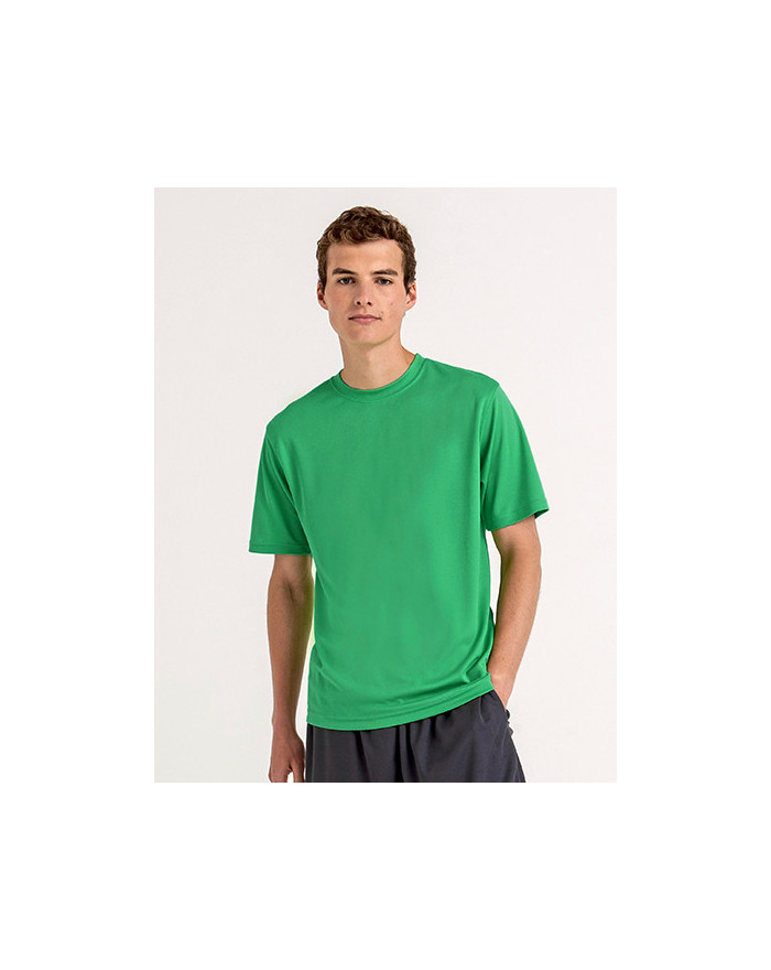 Tee shirt Personnalisé Manche Courte Bande de propreté|Col rond Homme 140 g/m² - Just Cool JC001 - Vêtements Enfant Personnal...