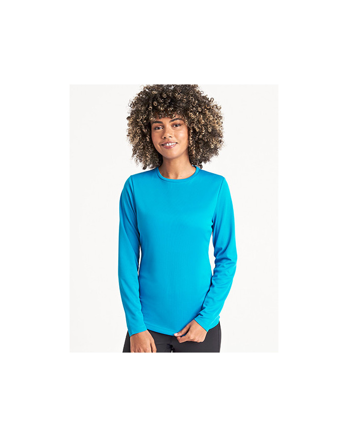 Tee shirt Personnalisé Manche Longue Col rond Femme  140 g/m² - Just Cool JC012 - Vêtements de Sport Personnalisés avec marqu...