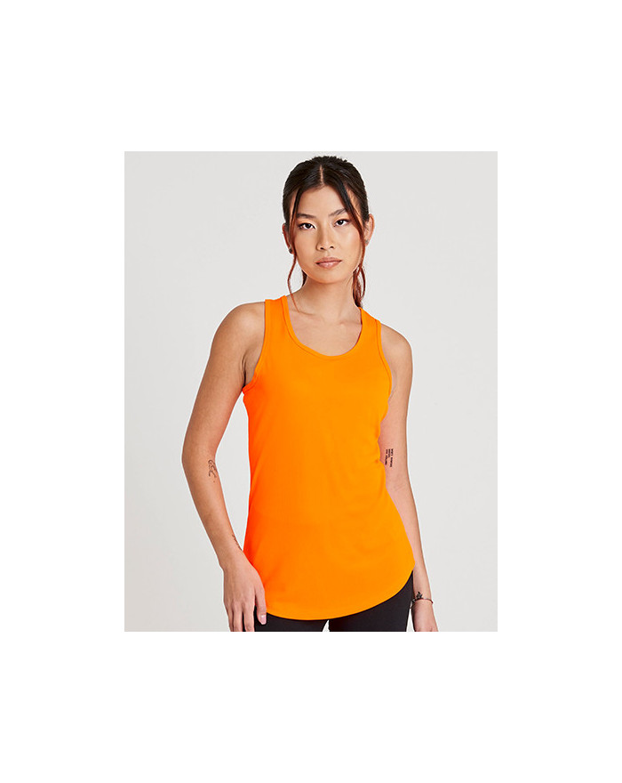 Tee shirt Personnalisé Sans Manche Col rond Femme  140 g/m² - Just Cool JC015 - Vêtements de Sport Personnalisés avec marquag...