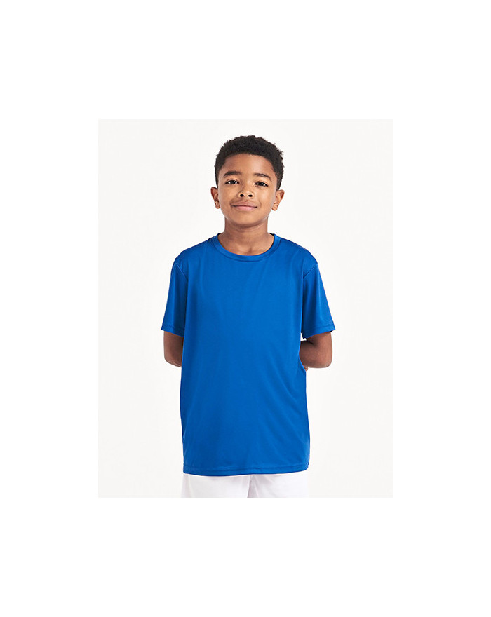 Tee shirt Personnalisé Manche Courte Bande de propreté|Col rond Enfant 135 g/m² - Just Cool JC020J - Vêtements de Sport Perso...