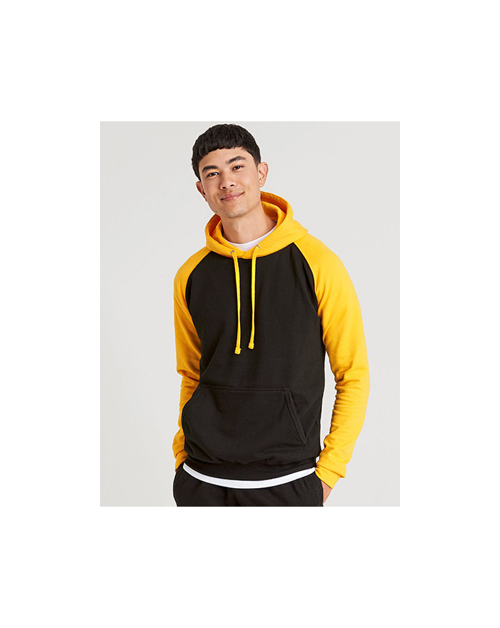 Sweat Personnalisée Raglan Homme ou Femme 280 g/m² - Just Hoods JH009 - Sweat Personnalisé avec marquage broderie, flocage ou...