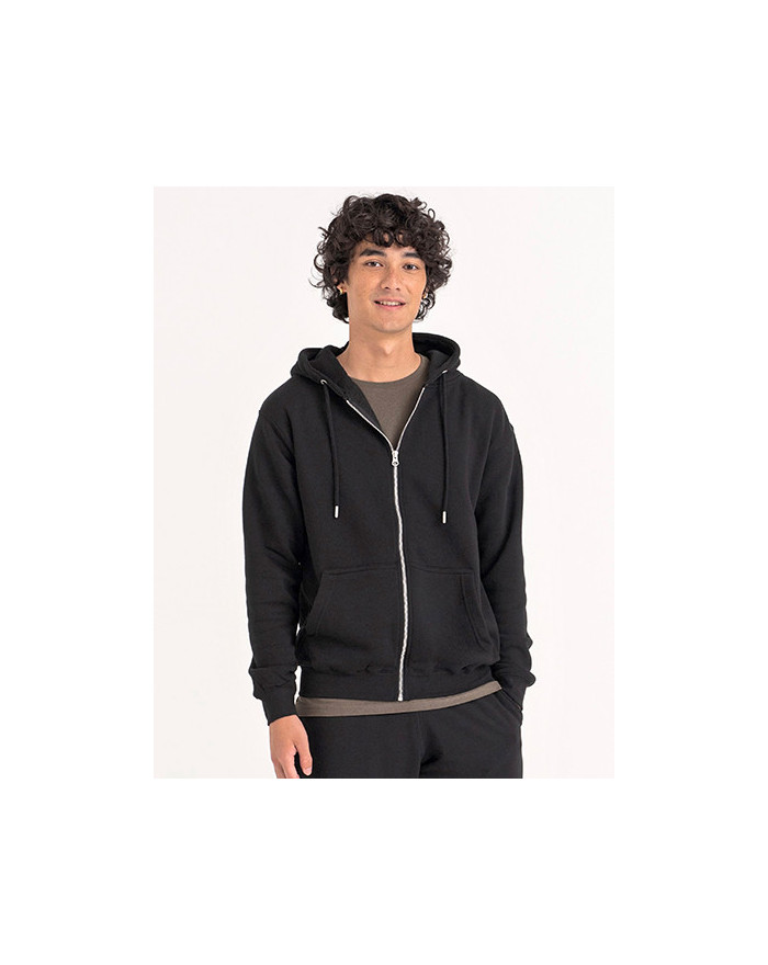 Sweat Personnalisée Manche Longue|avec liseré Homme ou Femme 280 g/m² - Just Hoods JH250 - Sweat Personnalisé avec marquage b...